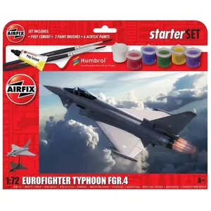 Airfix STARTER KIT - Maquette avion : Eurofighter Typhoon FGR.4 en 1:72 pas cher