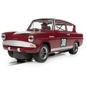 Comparateur de prix : Scalextric Slot car : Ford Anglia 105E - Broadspeed