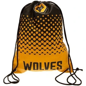 Wolverhampton Wanderers FC Crest Drawstring Bag One Size noir/or