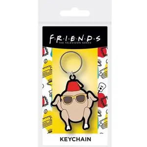 Friends Turkey Rubber Keyring One Size pas cher