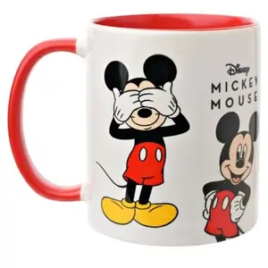 Widdop and Co Disney - Mickey - Mug Interieur Coloré - 325ml pas cher