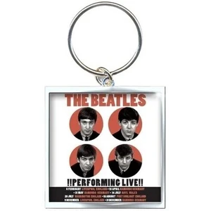 The Beatles 1962 Performing Live Photo Print Keyring One Size pas cher