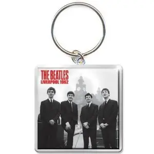 The Beatles In Liverpool Photo Print Keyring One Size noir/blanc pas cher