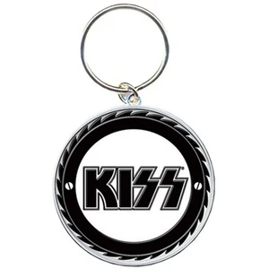 Kiss - Porte-clés - Taille unique (Noir / Blanc) TU pas cher