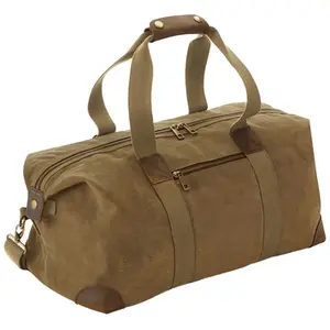 Comparateur de prix : Quadra Heritage Leather Accents Holdall One Size de désert de sable