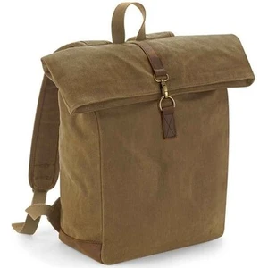 Quadra Heritage Leather Trim Backpack One Size de désert de sable pas cher