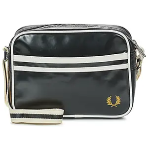 Fred Perry pour homme. L2168 Bandoulière classique noire (OSFA), Casuel, Polister recyclé, Durable pas cher