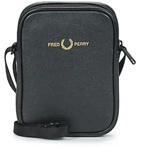 Sacoche Fred Perry  SCOTCHGRAIN LEATHER SIDE BAG pas cher