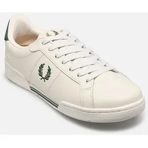 B722 Leather par Fred Perry Blanc 41 Homme pas cher