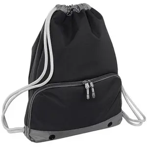 Bagbase - Sac à cordon ATHLEISURE (Noir) TU