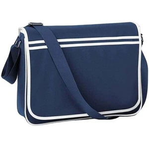 Bagbase - Sac à bandoulière (Bleu marine / Blanc) TU pas cher