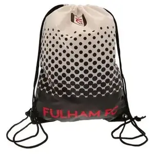 Fulham FC Fade Drawstring Bag One Size blanc/noirVendu parspartoo