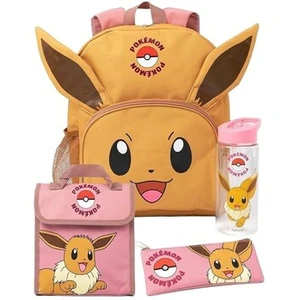 Pokemon - Ensemble Sac à dos (Marron / Rose) TU pas cher