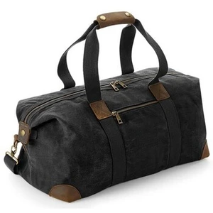 Comparateur de prix : Quadra Heritage Leather Accents Holdall One Size noir