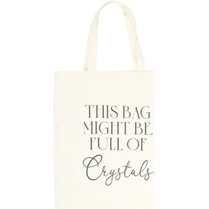 Something Different Full Of Crystals Cotton Tote Bag One Size noir/blancVendu parspartoo