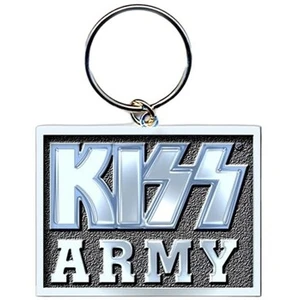 Kiss - Porte-clés ARMY BLOCK - Taille unique (Argenté / Noir) TU pas cher