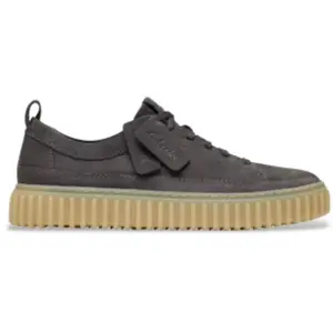 Clarks Originals Mixte Torhill Lace Shoe, Dark Grey Nubuck, 42.5 EU pas cher