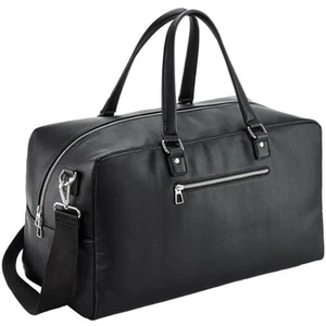 Quadra Tailored Luxe PU Weekend Bag One Size noir pas cher