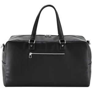 Quadra Tailored Luxe Leather-Look PU Weekend Bag One Size noirVendu parspartoo