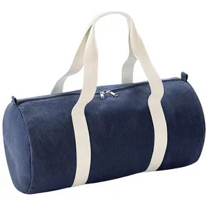 Bagbase Barrel Denim Duffle Bag One Size bleu jeansVendu parspartoo