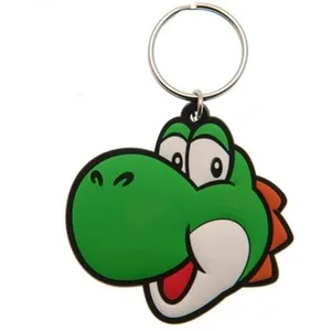 Super Mario Rubber Yoshi Keyring One Size pas cher