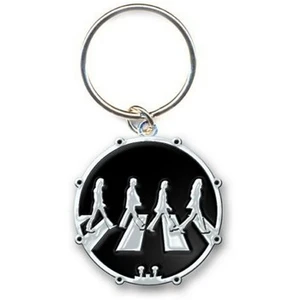 The Beatles Abbey Road Crossing Chrome Keyring One Size noir/blanc pas cher