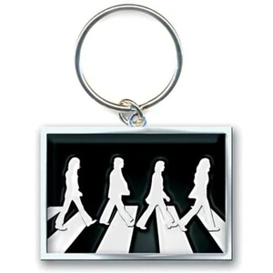 The Beatles Abbey Road Crossing Die Cut Keyring One Size blanc/noir pas cher