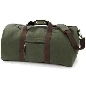Comparateur de prix : Quadra Vintage Canvas Duffle Bag One Size