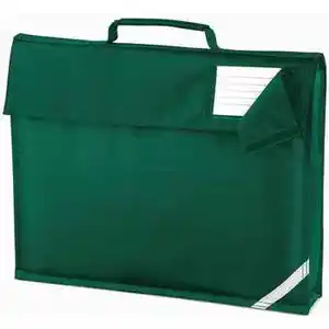 Quadra Childrens/Kids Reflective Book Bag One Size vert bouteille