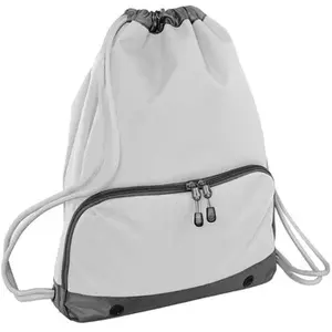 Bagbase - Sac à cordon ATHLEISURE (Gris clair pâle) TU pas cher