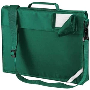 Quadra Childrens/Kids Reflective Adjustable Strap Book Bag One Size vert bouteilleVendu parspartoo