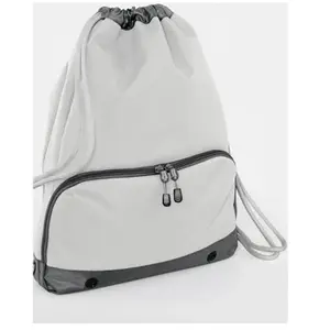 Bagbase - Sac à cordon ATHLEISURE (Gris clair pâle) TU