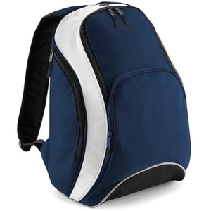 Bagbase - Sac à dos TEAMWEAR (Bleu marine / Blanc) TU pas cher