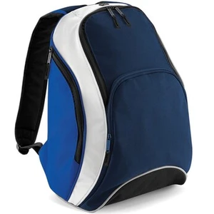 Bagbase - Sac à dos TEAMWEAR (Bleu marine / Bleu roi vif / Blanc) TU pas cher