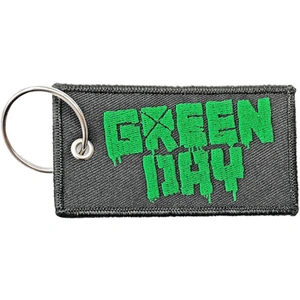 Green Day Double Sided Patch Logo Keyring One Size vert/gris pas cher