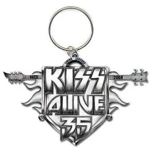 Kiss - Porte-clés ALIVE TOUR - Taille unique (Argenté) TU pas cher