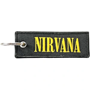 Nirvana - Porte-clés - Taille unique (Noir / Jaune) TU pas cher