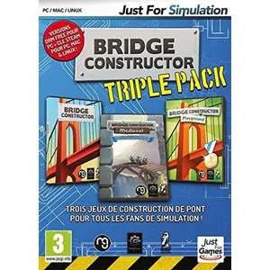 Just for Games Bridge Constructor Triple Pack PC pas cher