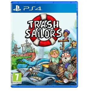 Merge Games Trash Sailors - Jeu PS4 - Action - 4 joueurs - Dessiné à la main pas cher