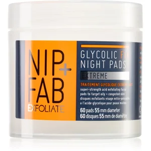 NIP+FAB Glycolic Fix Extreme disques nettoyants pour la nuit 60 pcs pas cher