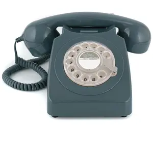 GPO 746 Téléphone Fixe Rotatif Rétro Gris pas cher