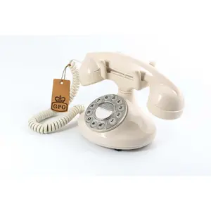 Protelx - Telefono Classico Con Filo Gpo Pearl Stile Retr, Colore: Avorio pas cher