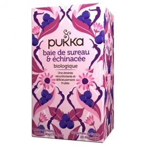 Comparateur de prix : Pukka Tisane Ayurvédique Baie de Sureau et Echinacée 20 sachets