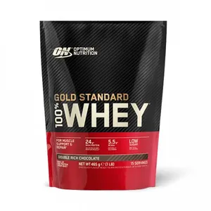 Comparateur de prix : Optimum Nutrition 100% Whey Gold (450gr)ChocolatWhey ProtéineOptimum Nutrition