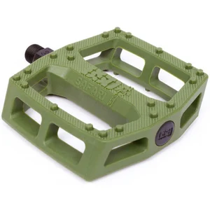 Bsd Pédale Safari Surplus Vert en Nylon et Fibre de Verre avec Axe CrMo pas cher