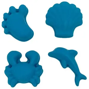 Moules De Sable - Bleu Pétrol Scrunch-4038299