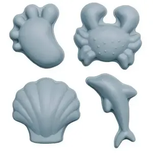 Comparateur de prix : Scrunch Set de 4 moules de plage en silicon