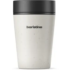 Tasse à café réutilisable 100% étanche Circular&Co - Blanc et gris foncé pas cher
