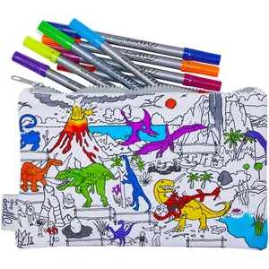 eatsleepdoodle Trousse Dinosaures - Coloriage Éducatif d Animaux Préhi... pas cher