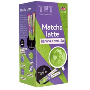 Boisson instantanée au thé True English Tea Matcha Latte Banana & ...